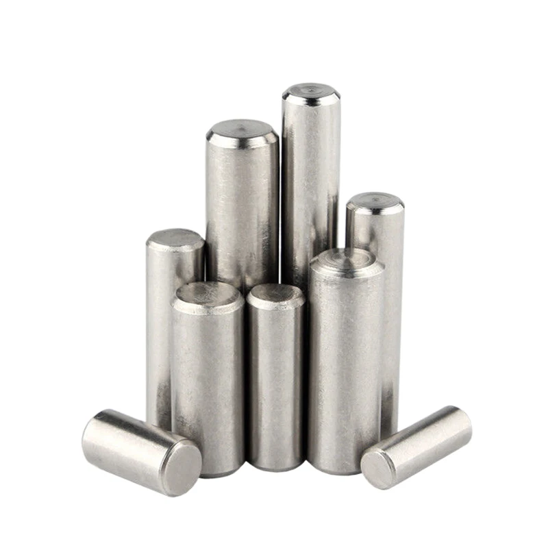 2-50pcs Metal Parallel Pins M1 M1.5 M2 M2.5 M3 M4 M5 M6 M8 M10 Solid Cylindrical Pin Locating Dowel 304 Stainless Steel GB119