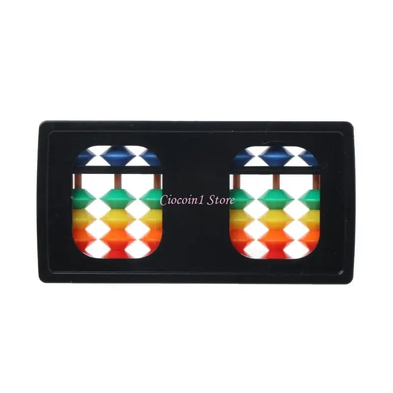 Y1UB Apprendimento Insegnamento 7 colonne Soroban Apprendimento della matematica Oggetti scena per centri attività Set