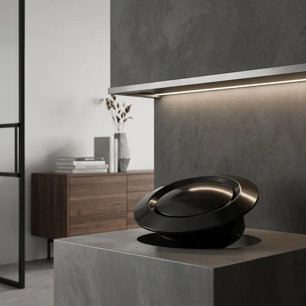 Adjustable Air Volume Round Air Vent Cover for Exhaust Hood Ventilation Suitable for Indoor Airflow and Noise Minimization