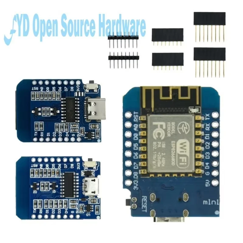 ESP8266 D1 Mini-Mini NodeMcu 4M Bytes Lua WIFI Internet Of Things Development Board Based For WeMos