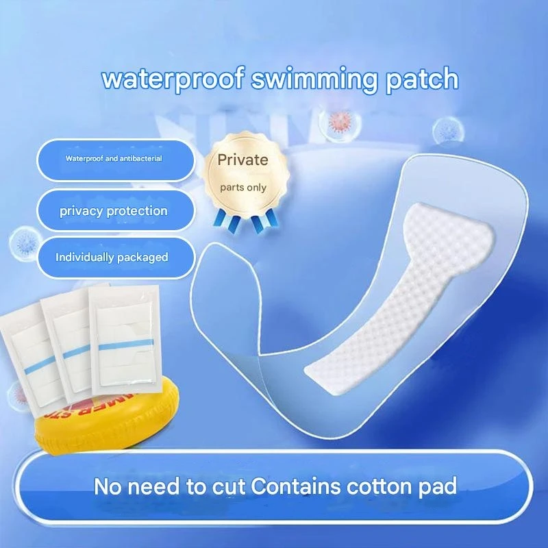 

Waterproof Stickers Women Swimming Private Patches for Women Cotton Core Disposable Bathing Water Parks Health Care