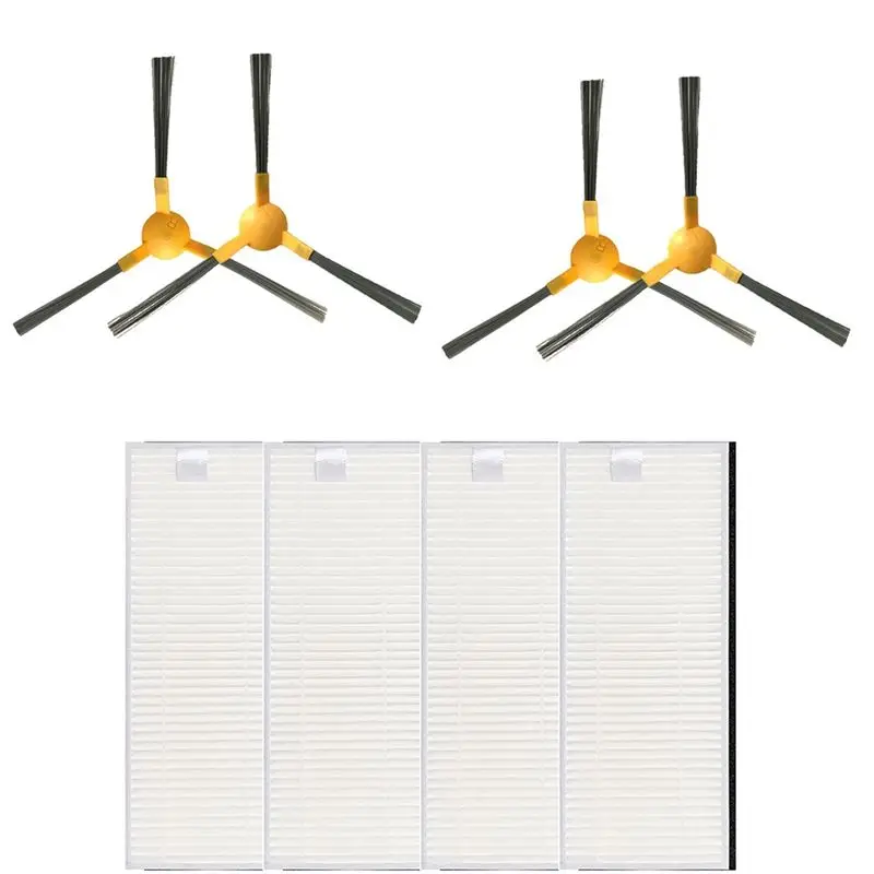 A67M-HEPA Filters Side Brushes Compatible For X500 EXVAC660 Mamibot Robot Vacuum Cleaner Accessories