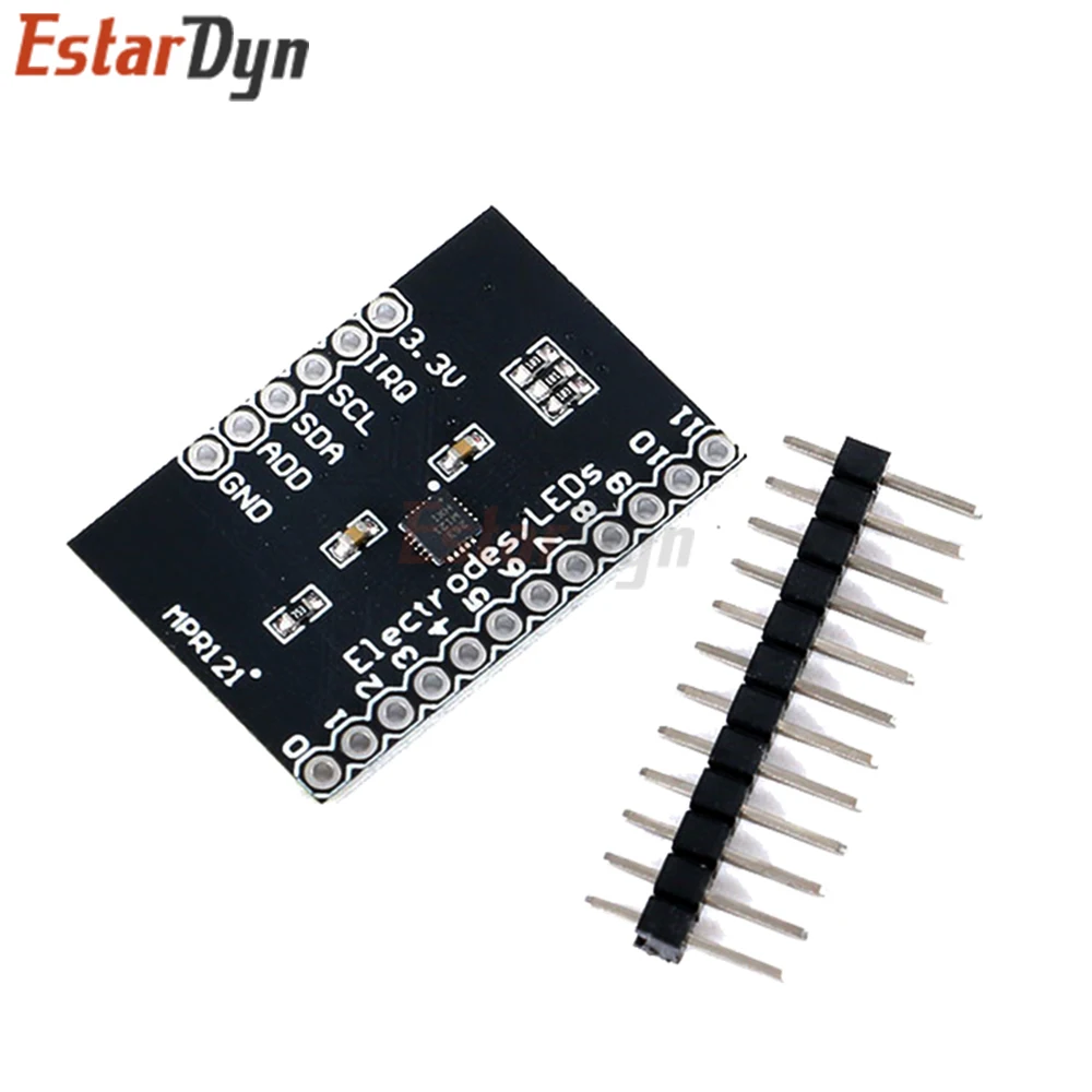 Estardyn MPR121 Breakout-v12 Capacitive Touch Sensor Module 12-Channel I2C Proximity Keypad for Pi ESP32 STM32