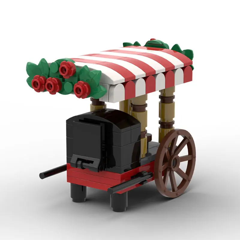 مكعبات بناء الجسيمات الصغيرة المتوفرة MOC-238630 152 قطعة، ألعاب البناء المعماري، نماذج ثلاثية الأبعاد، هدايا، اسم تعليمي DIY