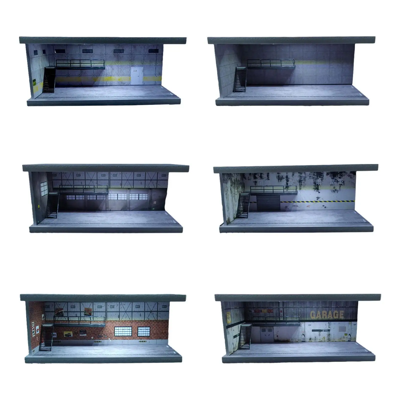

1/64 Parking Lot Scene Display Case Layout Alloy Car Model Toy Display Stand