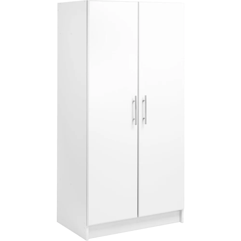 

Closet & Cabinet - Functional Clothes Storage with Hanging Rail, Armoire Wardrobe - WEW-3264