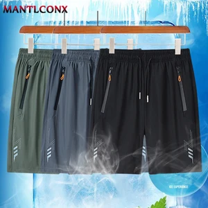 Schnelle Trocknungssportshorts, schöne Shorts, Reißverschluss in Taschen, losen Hintergrund, Laufen, Sport, Sommer, männlich 8 Hauptverkaufszweiwerin in Bunda - №3