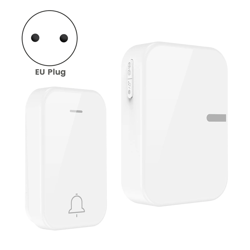 Самогенерируемый электрический дверной звонок, беспроводной 433, дверной звонок без батареи, громкий объем, пейджер «один-один» на большие расстояния