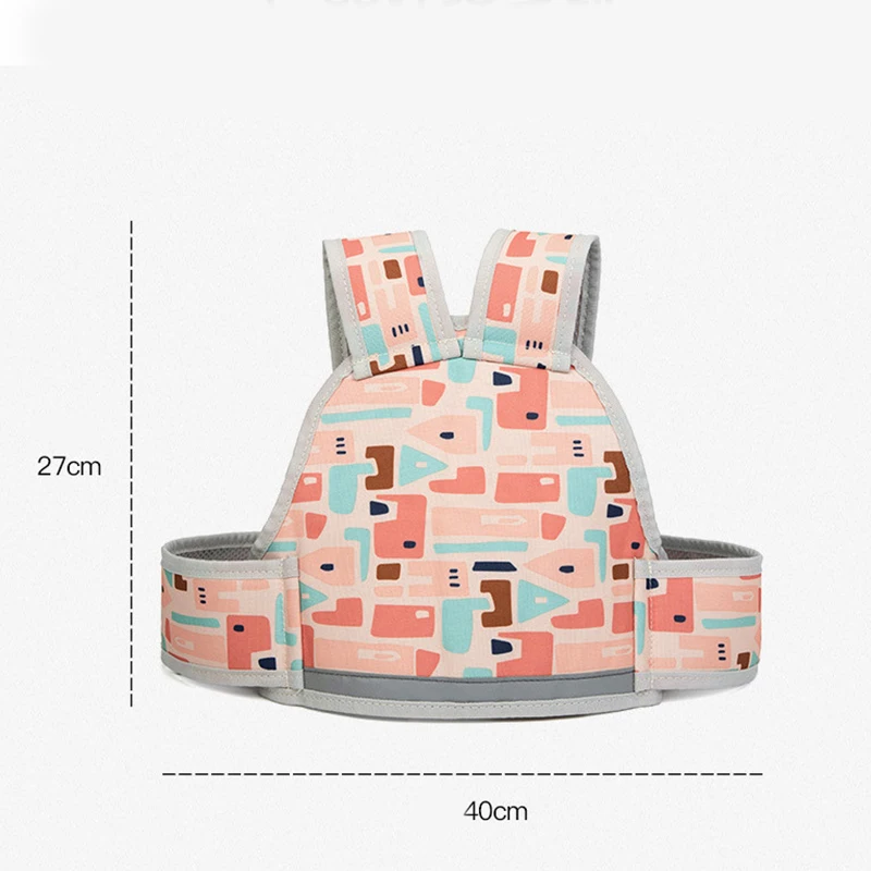 دراجة نارية عالية القوة للأطفال وحزام مقعد السلامة للدراجات ، تسخير قابل للتعديل ، حامي الظهر ، عاكس Ve