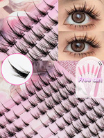 AYRMILLA 5-12mm 140 cluster natural eyelashes dramatic fluffy soft are a must-have for daily makeup weddings parties and dates