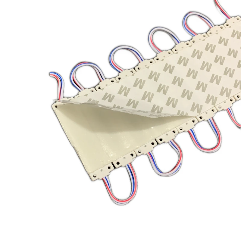 20 unids/lote 12V COB módulo LED impermeable 2W 6leds impermeable Ip65 retroiluminación LED tienda para letrero canal letra