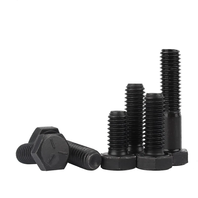 

UNC 3/8-16 7/16-14 1/2-13 9/16-12 US Coarse Thread Black Carbon Steel Outside Hex Head Screw Hexagon Cap Bolt