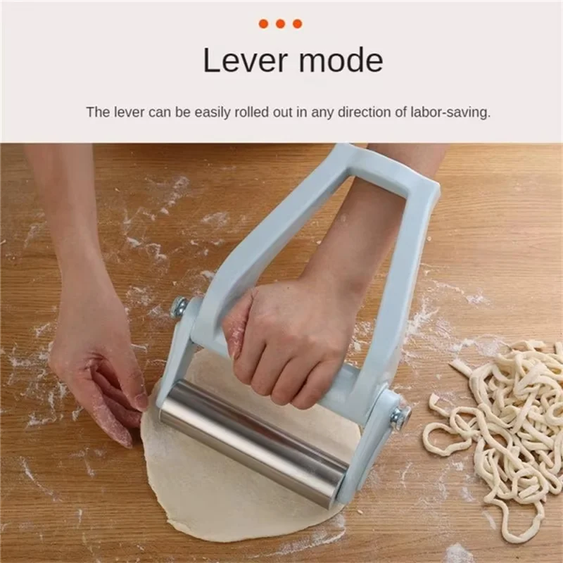 

YWDZ-Регулируемый скалка из нержавеющей стали — пищевой класс, антипригарная поверхность, идеально подходит для выпечки и кухни