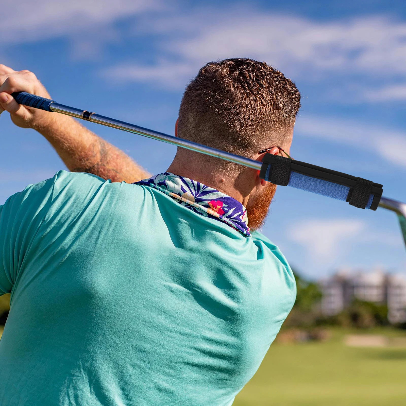 

Golf Swing Trainer Weighted Clips for Clubs Practice Tool Enhances Muscle Memory Improves Control Suitable All Skill Levels