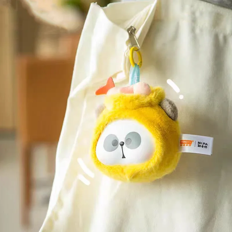 In Stock Original Teacher Rake, Chinese Rake Chef Panda Series Blind Box Cute Backpack Pendant Doll Holiday Toys Gifts