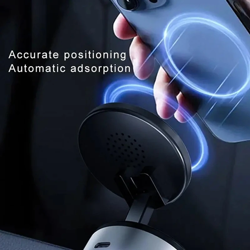 Vacuum Phone Holder Suction Cup Folding Car Phone Stand Navigation Stand For Iphone 12/13/14/15 Series Model