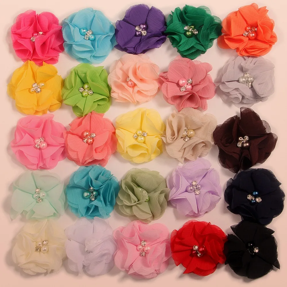 240-pezzi-fiori-in-tessuto-di-chiffon-da-5-cm-2-pollici-eleganti-per-fasce-per-capelli-da-bambina-fiori-con-strass-a-forma-di-pera-accessori-per-capelli-da-donna-e-da-bambina
