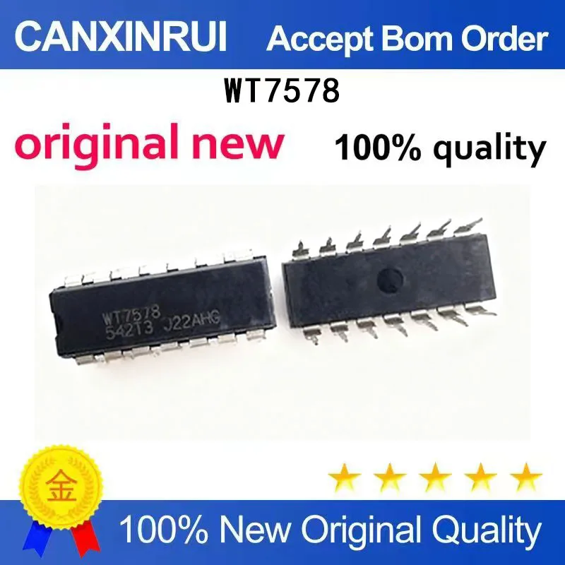 (5 Pieces)New original WT7578T WT7578 DIP-14 spot chip IC