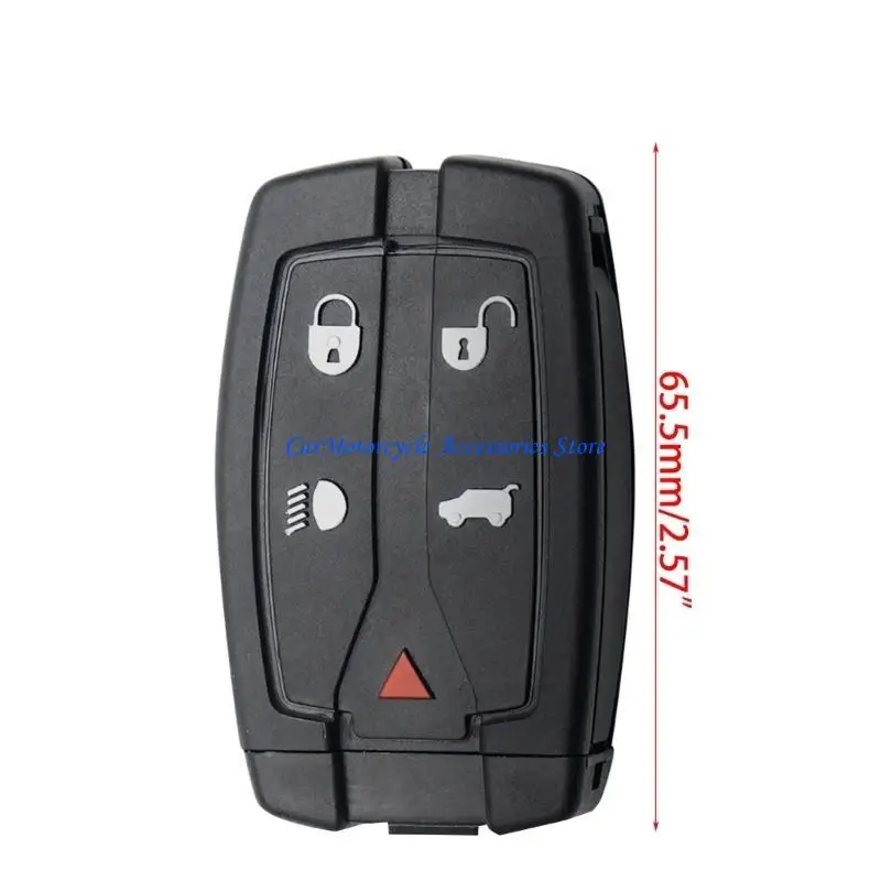 P04D Entry Remote Control Blank Case Shell 5 Buttons for Rover-Freelander 2
