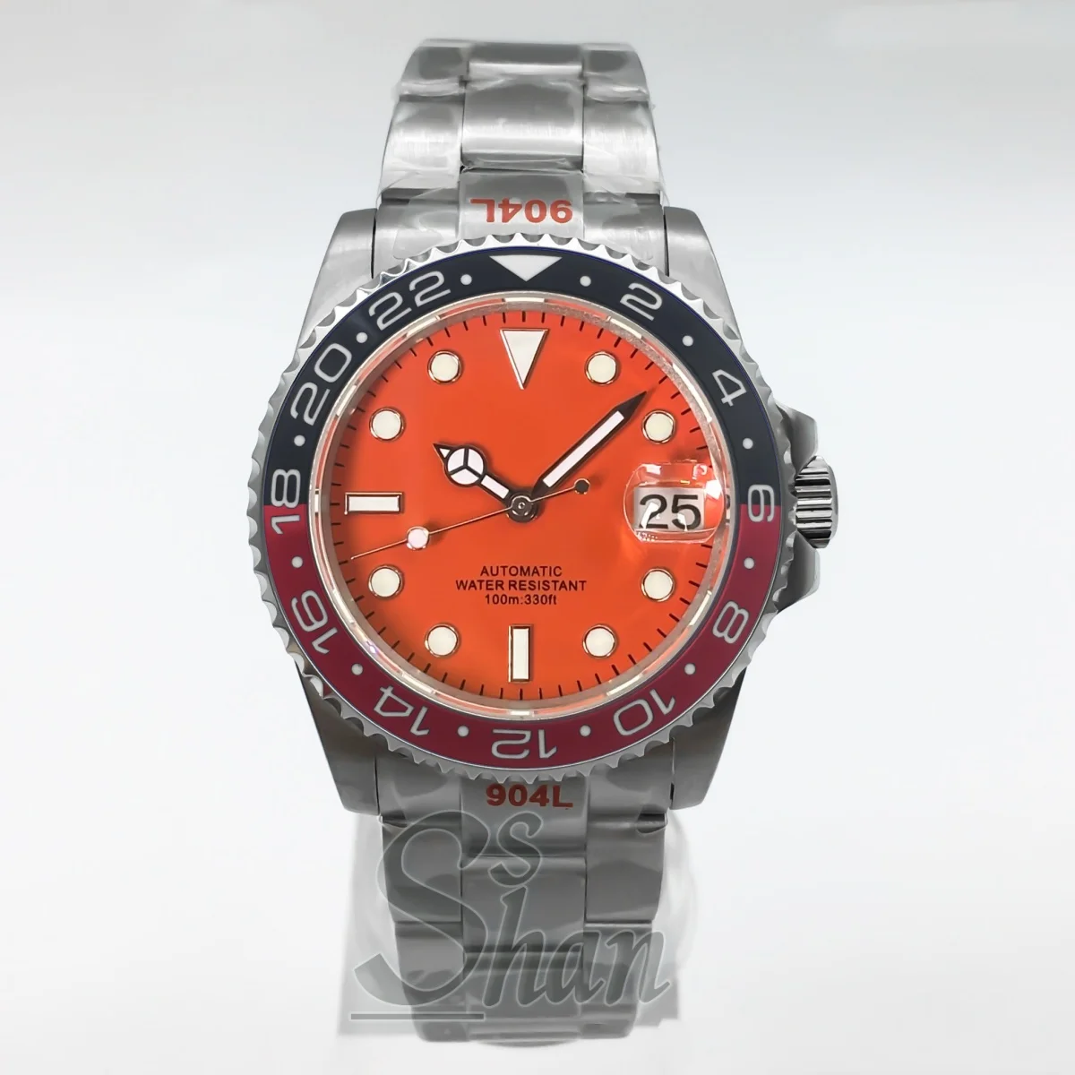Reloj de buceo automático para hombre NH35 PT5000, 36mm, 38mm, fecha, cristal de zafiro, bisel de cerámica, resistente al agua, reloj de pulsera mecánico de 10ATM