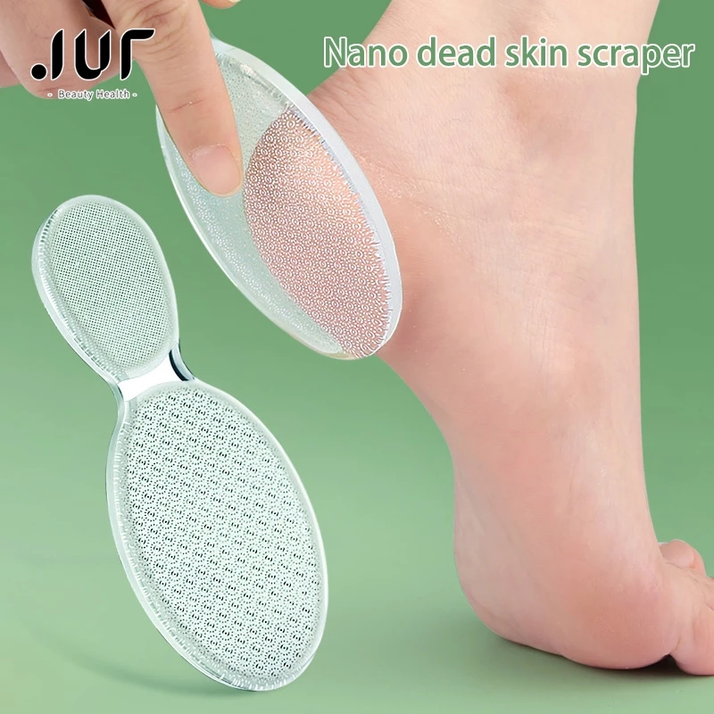 1pcs Nano Glass Double-sided Foot Rasp Heel File Hard Dead Skin Callus Remover Exfoliating Pedicure Care Foot File Tool