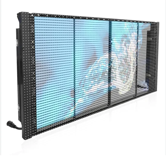 Transparent LED Display 7.5kg Lightweight High Brightness 1080p Custom Resolution Customizable Wall Mountable