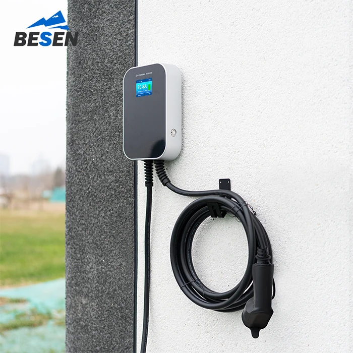 Best EV Charger Supplier 16-32A 1/3 Phase APP OCPP RFID 7-22kW Type1/2 CE RoHs IP66 IK10 Electric Vehicle Charging Pile