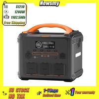 Newsmy S1210 Portable Power Station BIG 1102.5Wh Lifepo4 Battery 1200W Solar Generator Home Backup Outdoor Camping Mobile Power