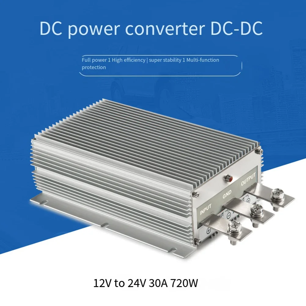 

Incredible Efficiency Converts Your For Car's Voltage from 12 Volts to a Stable Output of 24 Volts at High Amperage
