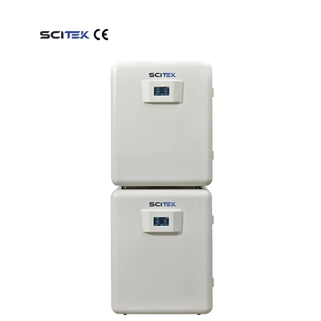 SCITEK Kohlendioxid-Inkubator, Edelstahl-Hohlraum, stapelbarer CO2-Inkubator für das Labor