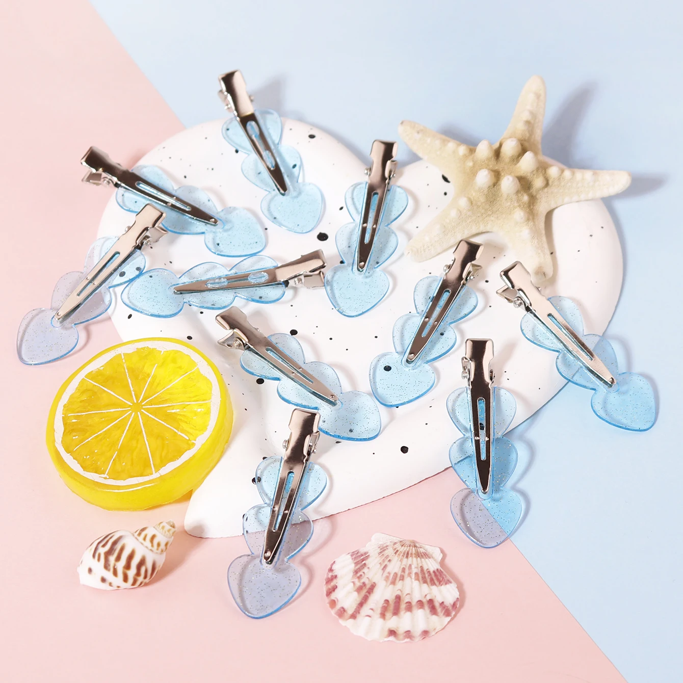 10 قطع مشبك شعر بدون تجعد، مشابك شعر على شكل شجرة معدنية للشعر الرقيق السميك، إكسسوارات لطيفة للنساء، خاصة للشعر المستعار الحقيقي #4