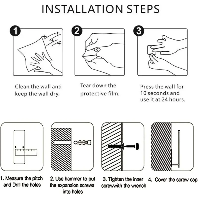 Розовый держатель для бумажных полотенец Держатель для кухонных рулонов, Держатель для бумажных полотенец - Самоклеящаяся или сверление, Розовая вешалка для бумажных полотенец под шкафом,
