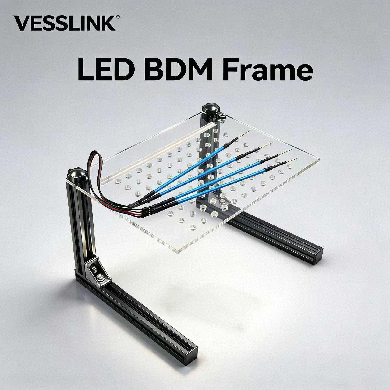 LED BDM Frame 2in1 Testing For BDM100 Fgt-e-ch Chip Tunning With BDM Frame Adapter K-TAG Master CMD ECU Programming