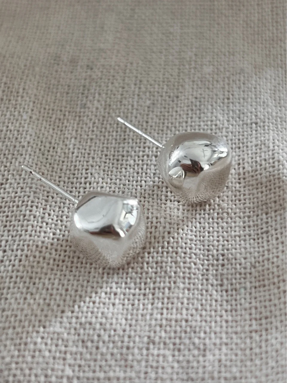 Brass Cute Round Beads Stud Earrings Women Jewelry Punk Party T Show Gown Runway Trendy  Korean Japan Israel  Style INS