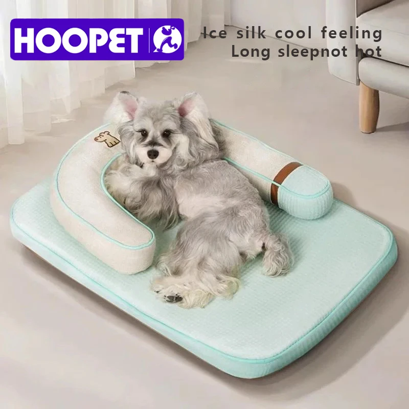 

HOOPET 4-Season Cooling Pet Pad - Orthopedic Gel-Infused Mat for Cats & Dogs, Skin-Friendly Breathable Pad with Chiropractic Sup