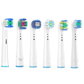 Cabeças de escova de substituição de escova de dentes elétrica para Braun Oral B 3D Whitning/Sensível/Escova de dentes limpa de precisão