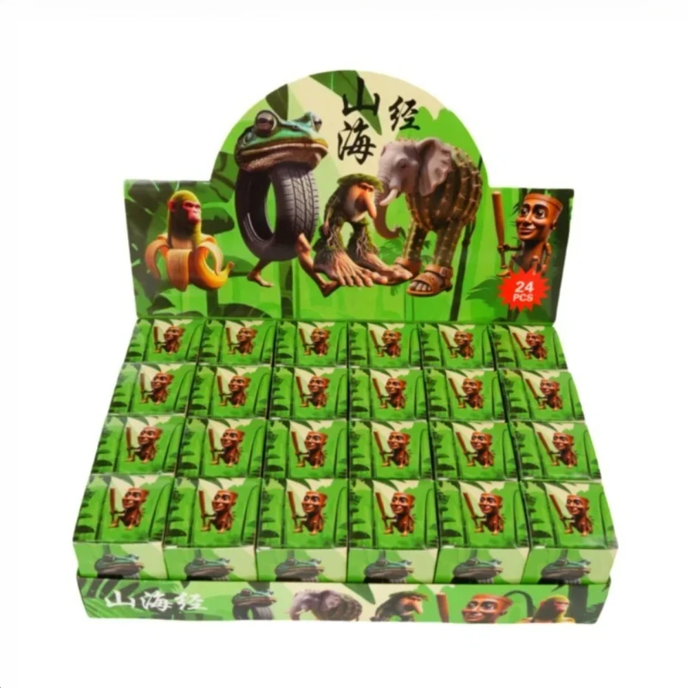 24 قطعة مجموعة الصيد الساحرة/الدماغ صندوق أعمى لعبة Tralarero Tralala Tingtungung Sahur Bombardinocrocodilo أرقام مفتاح سلسلة SSS