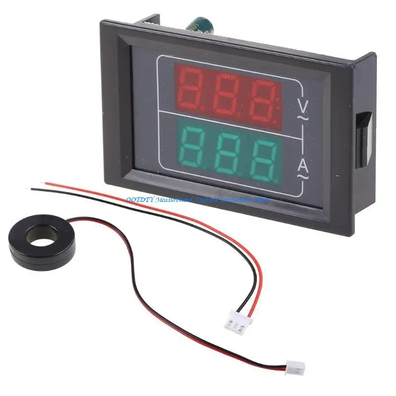 

367D Mini Digital Voltmeter Ammeter AC50-500/0-600v LED Display