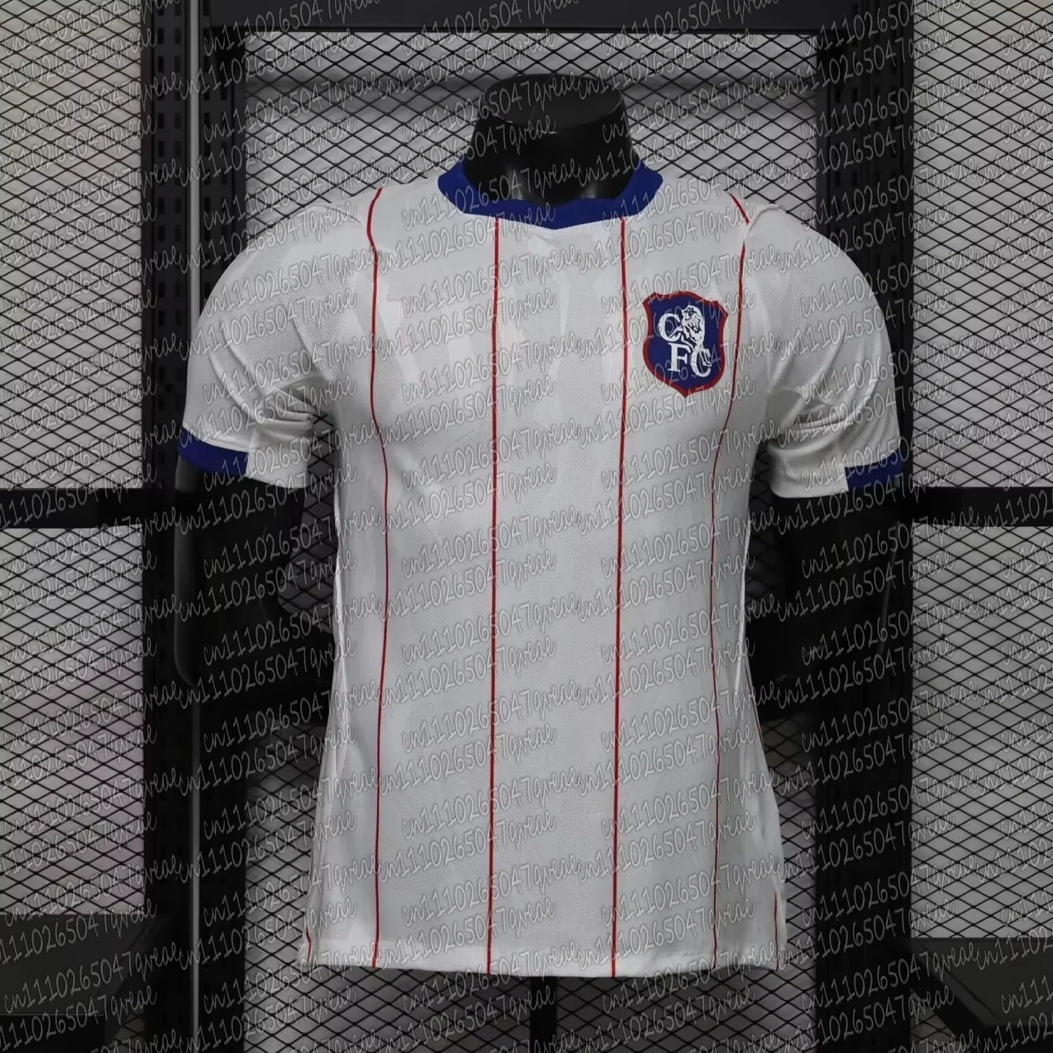 26/27 Chelsea Away Football Jersey, Men Summer 3D Print Vintage Sports Football T-shirt, Breathable Family Matching Clothing