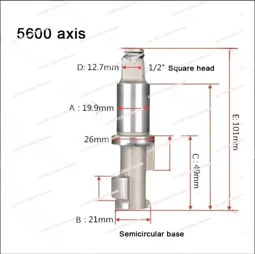 Suitable for Pneumatic Wrench Accessorie Air Impact Wrench Anvil Driver Spindle Axis Pneumatic Impact Wrench Spindle Repair Part