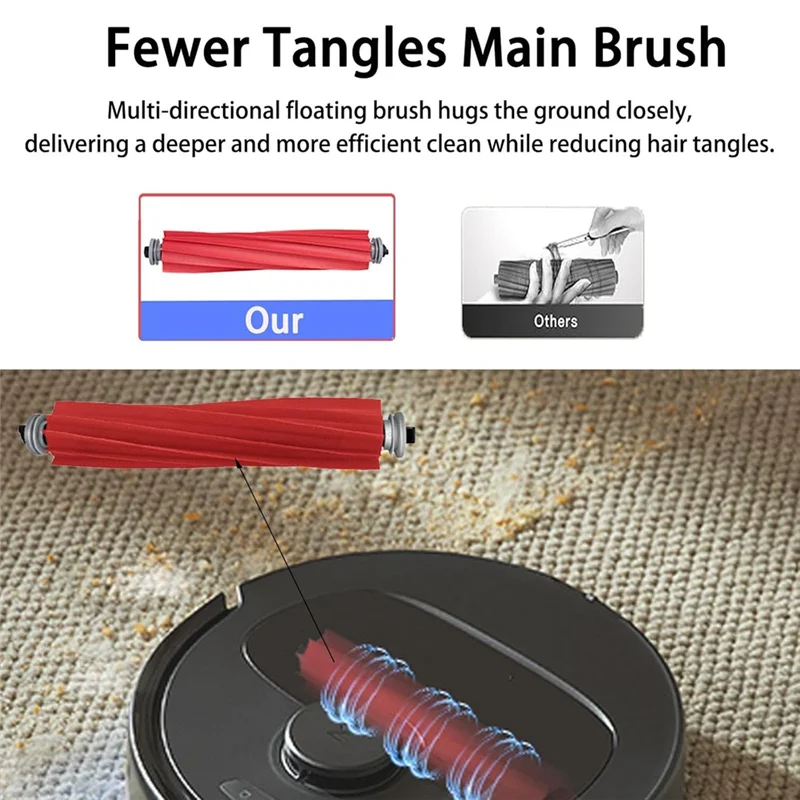 A97g para roborock qrevo s, qrevo pro, qrevo maxv robô aspirador de pó escova lateral principal filtro hepa mop pano sacos poeira peças