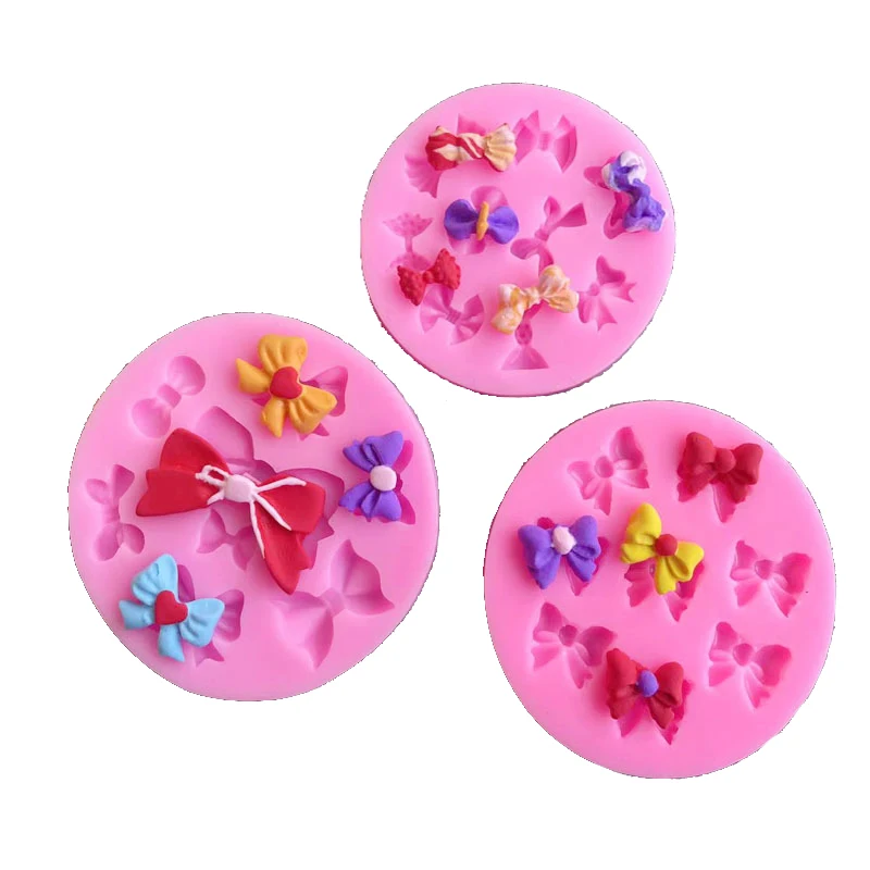 Bow Set Kitchen Accessories Ware Cooking Tools Cake Decorating Silicone Molds For Baking Fondant Sugar Craft