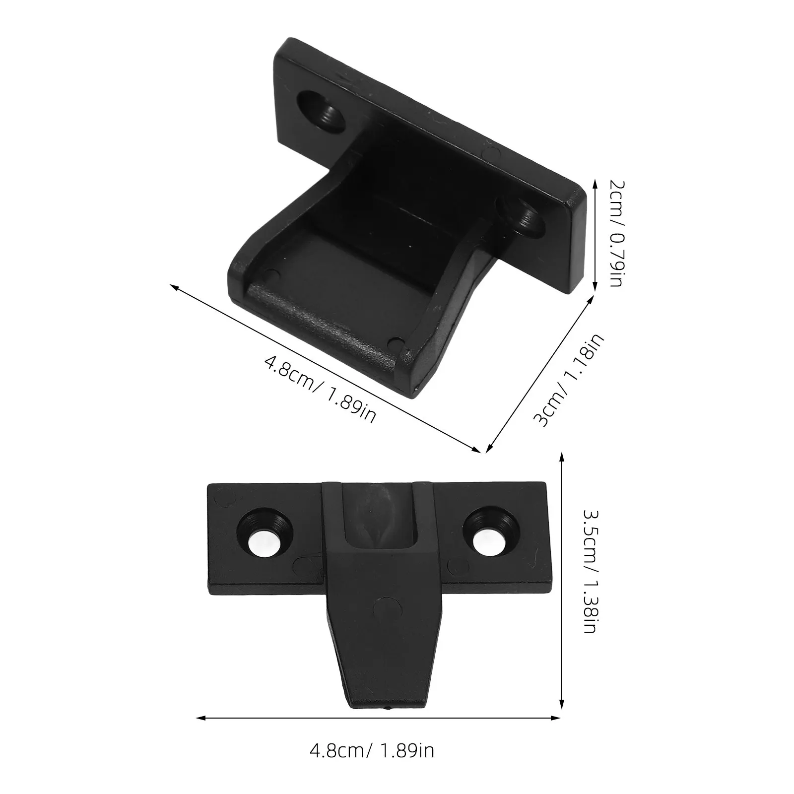 12Set Roman Column Buckle Connector Adjustable Cabinet Clips Plastic Furniture Panel Joints Wall Cabinet Support False Front