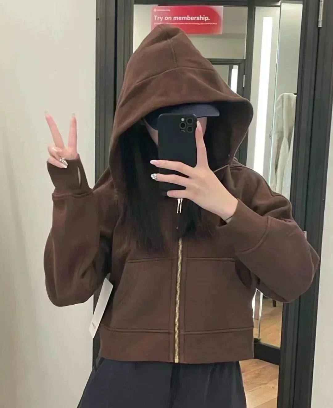 

Lemon Women SCUBA Yoga Solid Sport Pullover Full zipper Hooded Sweatshirt Autumn Winter Warm Plush Outdoor Loose Easy Jacket