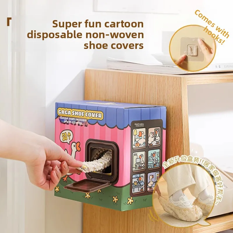 

Disposable Shoe Covers for Indoor Use, Wear-resistant, Waterproof, Non-slip, Guest Reception, Thickened, Adult and Student, Non-