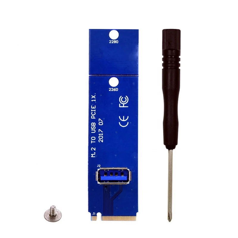 NGFF M.2 M key to USB 3.0 Adapter Card Extender M2 to USB3.0 Adapter Converter