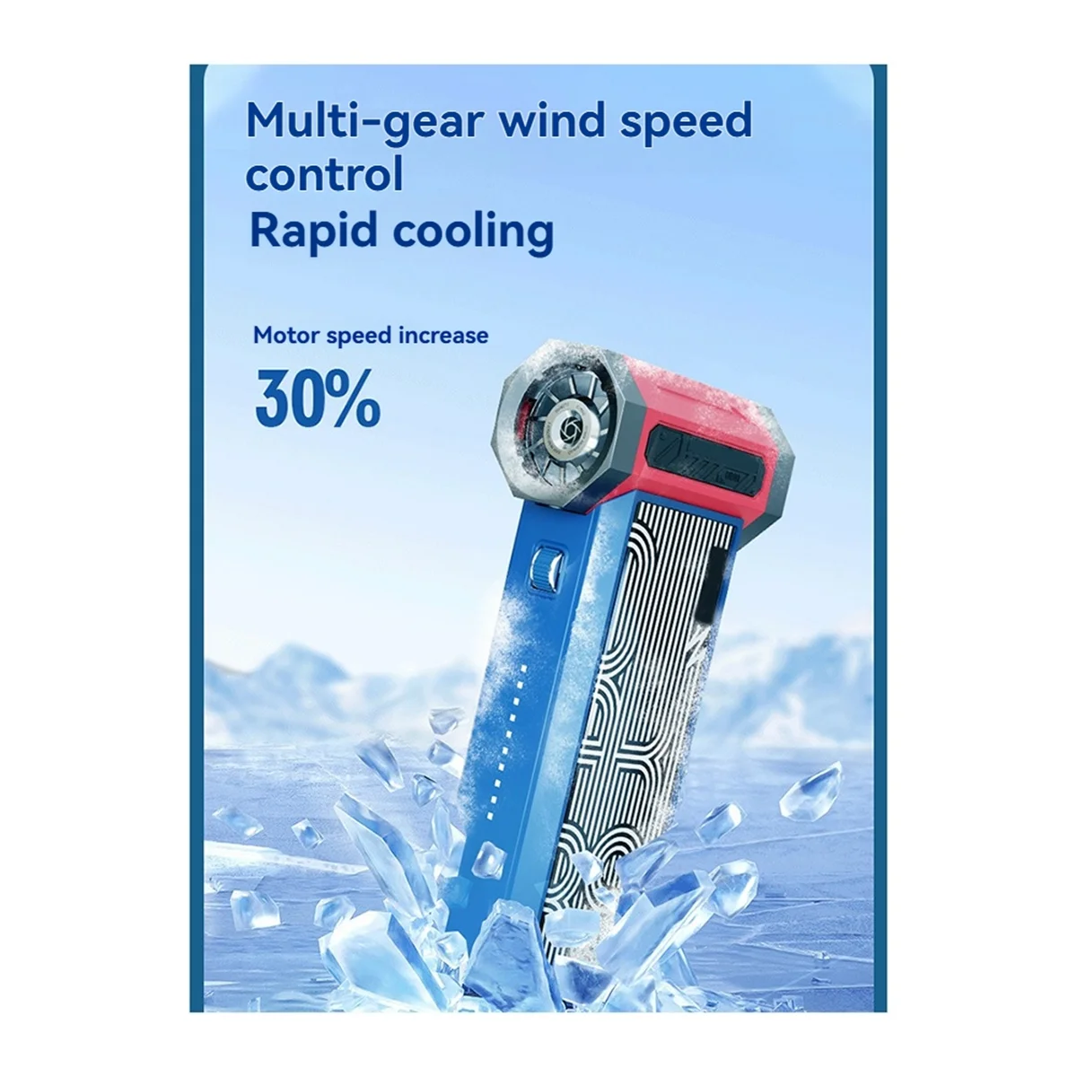 

AB01 Powerful 130000RPM Air Blower Rechargeable 8000mAh Turbo Violent Fan 34m/S Handheld Air Duster Car