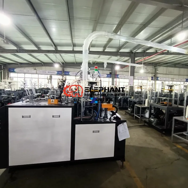 Precision High Speed Automatic Paper Cup Machine Disposable Coffee Tea Cup Rim Forming Paper Container Production Equipment