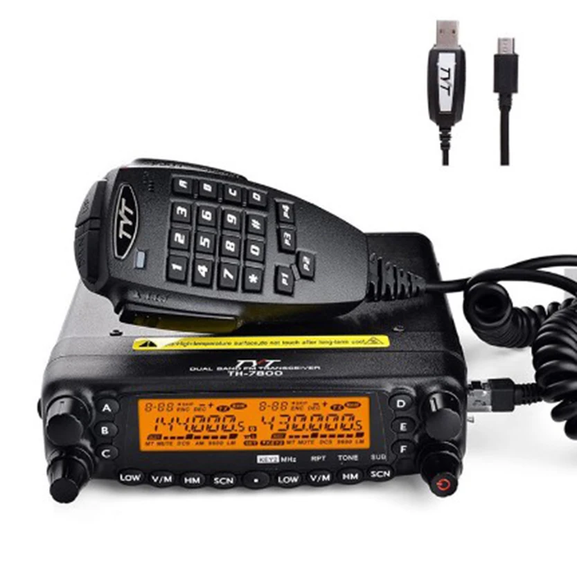 TYT TH-7800 Mobile Radio Vehicle Two Way Radio Dual Band Transmitter For Car