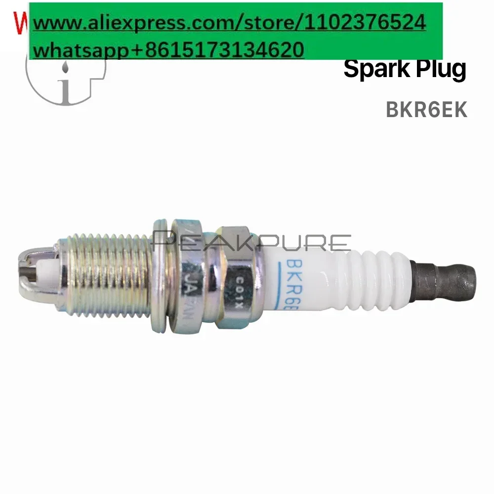 10Pcs auto double electrode spark plug BKR6EK 2288